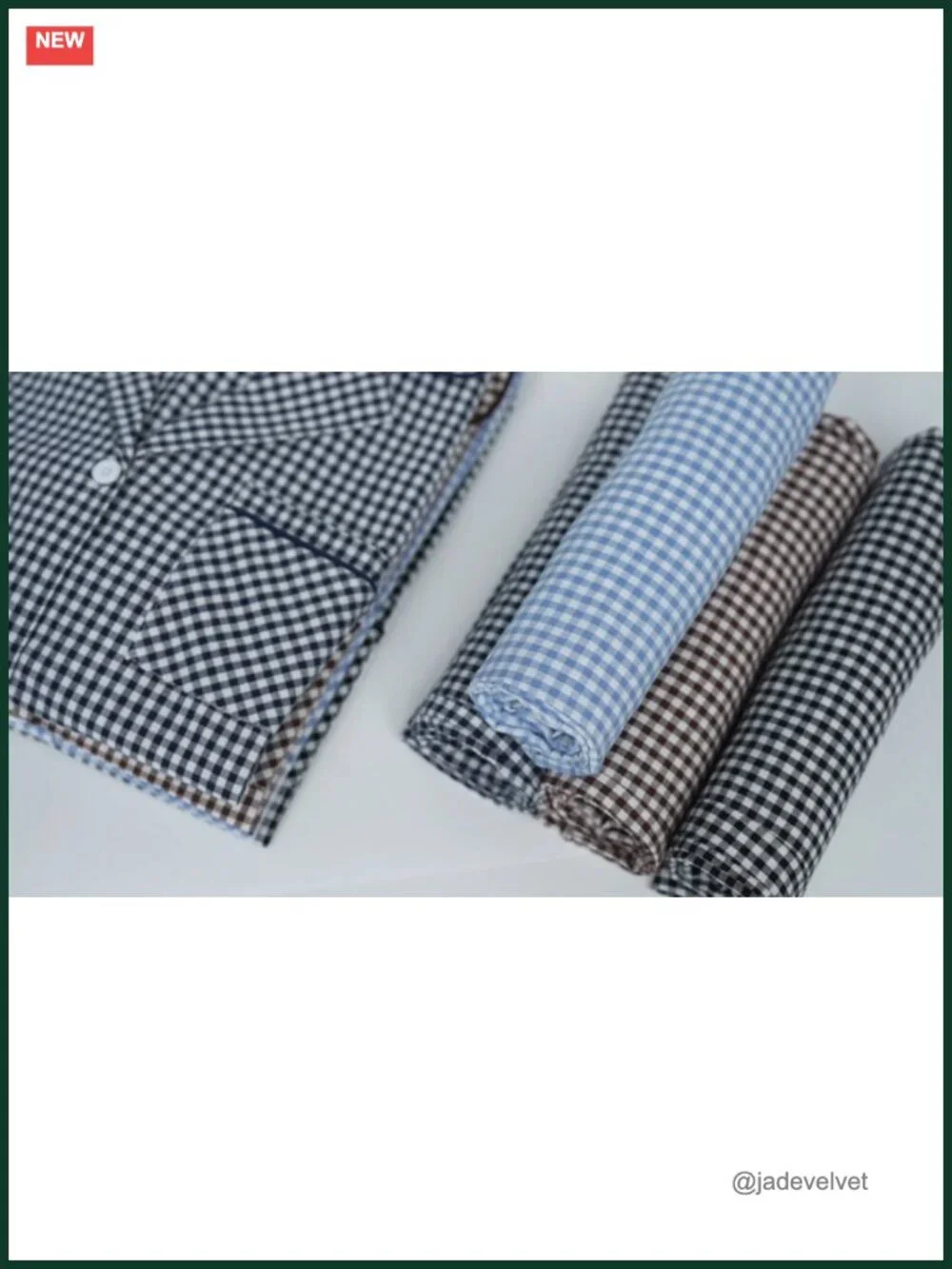 Cotton Plaid Short Sleeve Button Down Pajama Set 2 Piece Loungewear with Pockets
